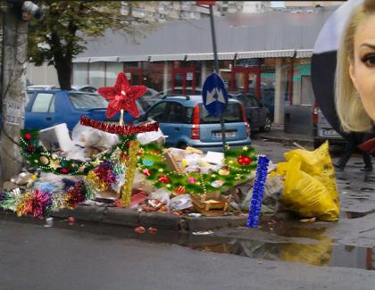 Cum va rezolva Firea problema gunoiului din București: "Îi punem beteală și globuri, să arate frumos de Crăciun!"