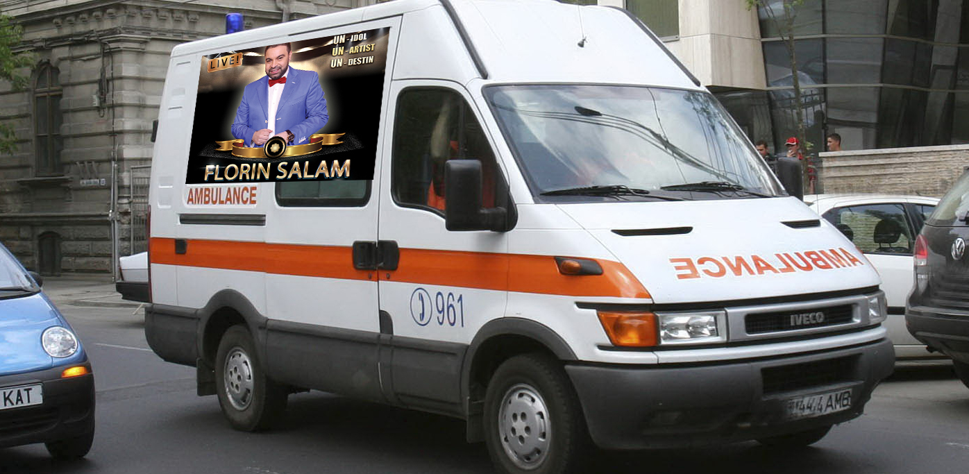 Ambulanțele din București vor folosi manelele lui Salam în loc de sirenă, ca să se dea și cocalarii din drum