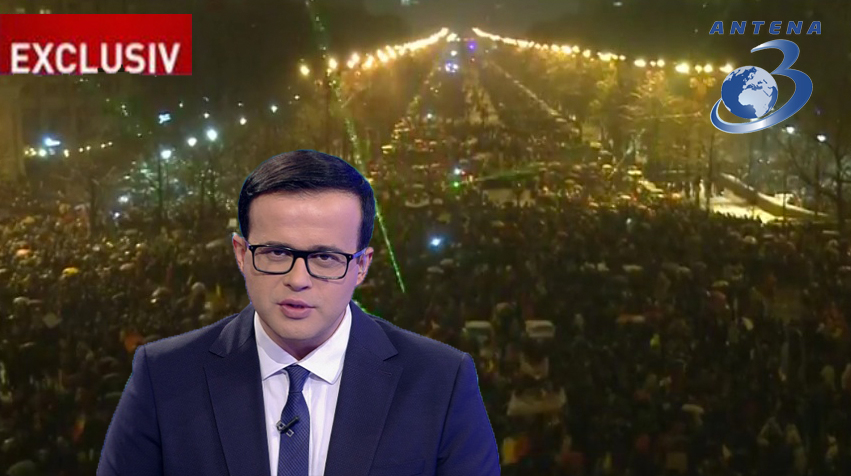 Antena3: "70.000 de oameni au sărbătorit în stradă desemnarea Vioricăi Dăncilă!"