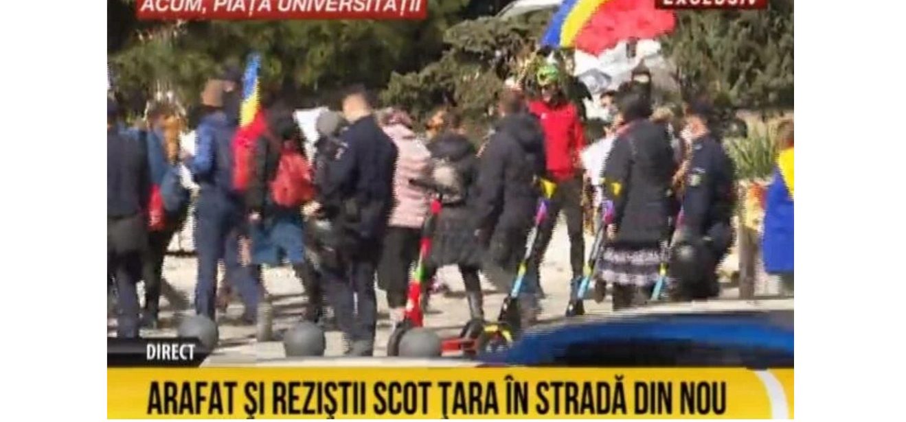 RomâniaTV: "Arafat şi reziştii scot țara în stradă din nou!" ȘI REZIȘTII!!! Ce-ați făcut, #băi ăştia, de ați scos lumea în stradă?