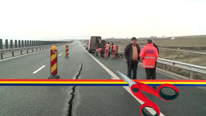 România - țara unde lungimea panglicilor tăiate este dublă față de kilometrii de autostradă construiți!