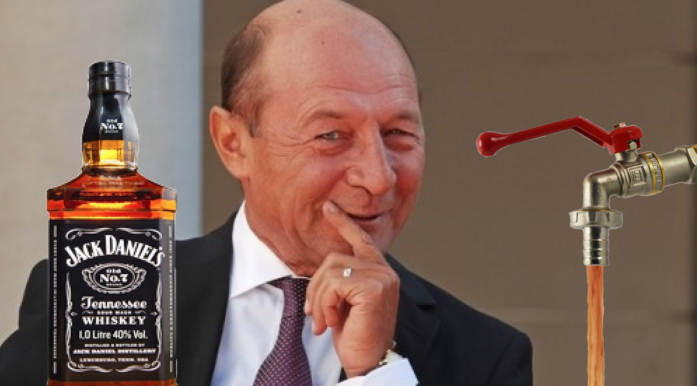 Traian Băsescu s-a lansat în lupta pentru Primăria Capitalei: "În loc de apă caldă, o să curgă whisky!"