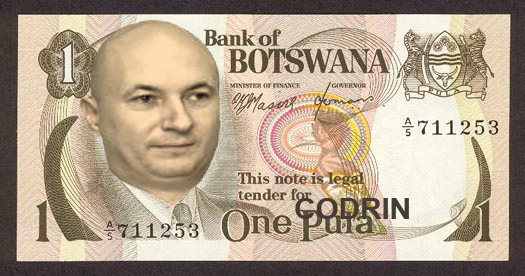 Noua monedă națională a Botswanei va fi Codrinul!