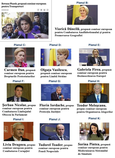 Comisarii României pentru UE - echipa completă