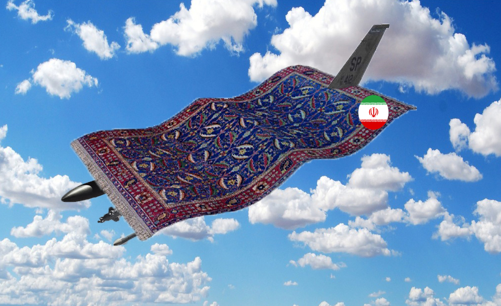Armata iraniană a ridicat de la sol un covor-dronă, fără pilot!