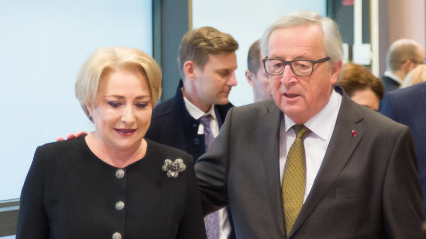 Prima sarcină importantă a Vioricăi la președinția Consiliului UE: a trimis-o Juncker după țigări!