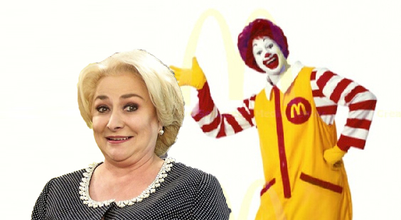 Veorica: "M-am întâlnit la restaurant cu preşedintele SUA, domnul McDonald"