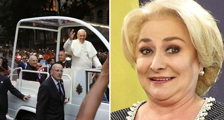 Veorica râde de Papa: "Merge cu motostivuitorul!"