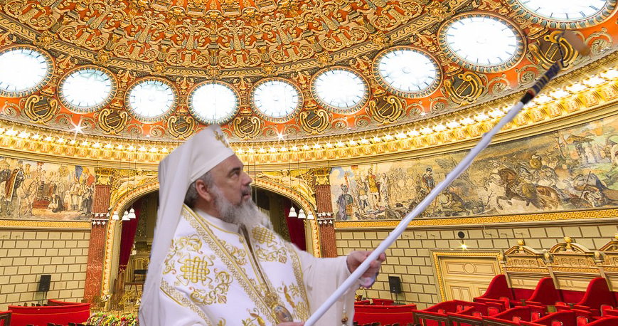 Patriarhul Daniel sfințește Ateneul după ce Donald Tusk l-a spurcat zicând "Dacia" de mai multe ori!