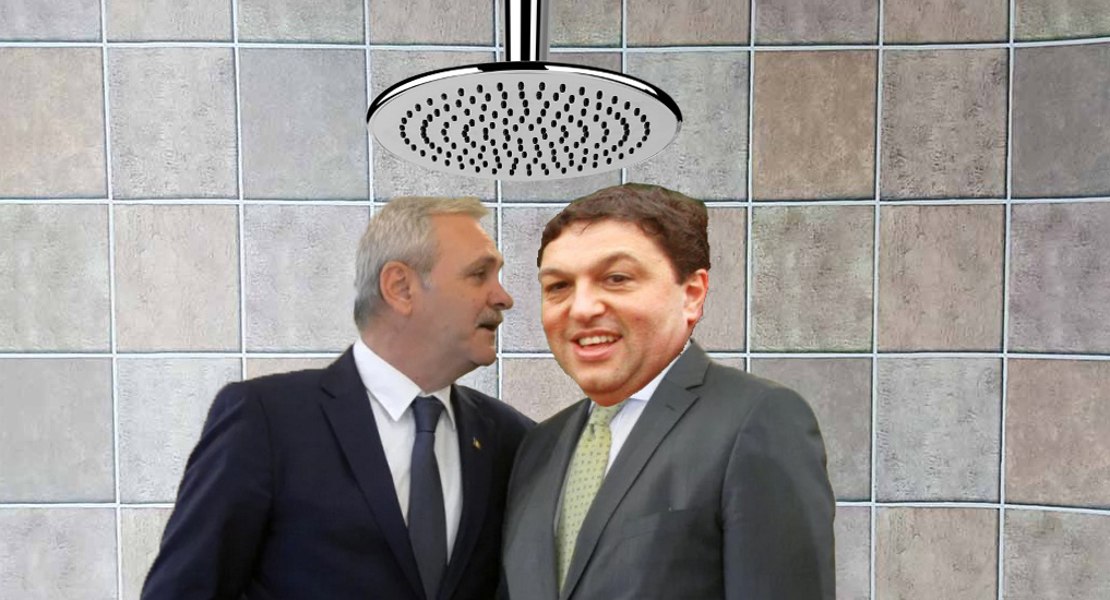 Scandalos! La Jilava au început să circule poze cu Șerban Nicolae și Liviu Dragnea când fac duș anal!