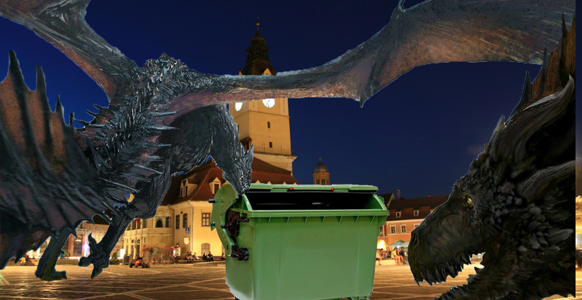 Sărăcie mare în Game of Thrones: dragonii coboară noaptea în Brașov ca să mănânce din tombeoane!