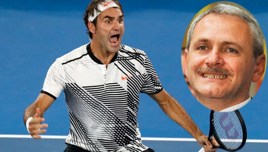 Federer îi scrie lui Dragnea: "Faceți la Teleorman și o arenă de tenis de nivel internațional, că vreau să vin!"