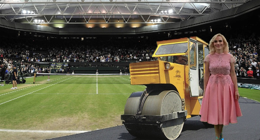 Incident la Wimbledon: Firea a intrat pe teren și s-a apucat să asfalteze!
