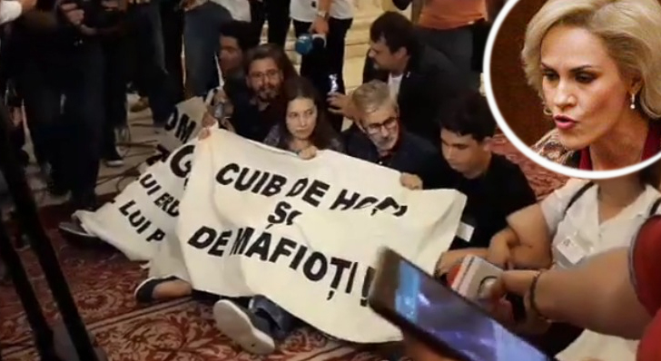 Fierea: Tinerii care au protestat în Parlament au huiduit-o pe Simona Halep!