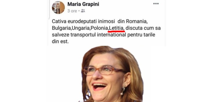 Maria Grapini a inventat o țară nouă: Letiția. Se învecinează cu Antonia și Betonia