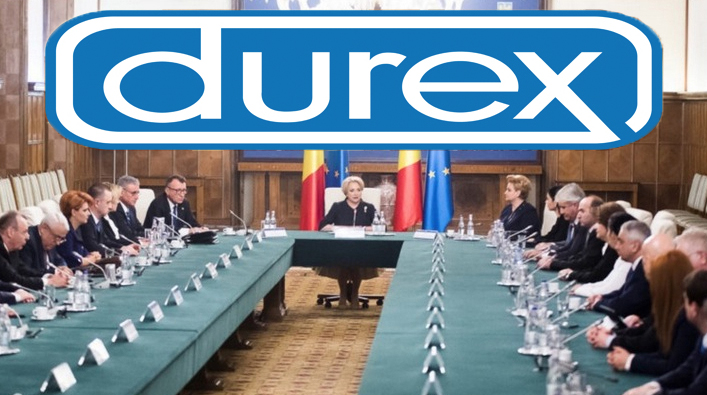 Durex își cere scuze pentru componența Guvernului României!