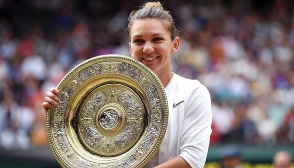 Ladies and gentlemen, the Queen of Wimbledon, Simona Halep!