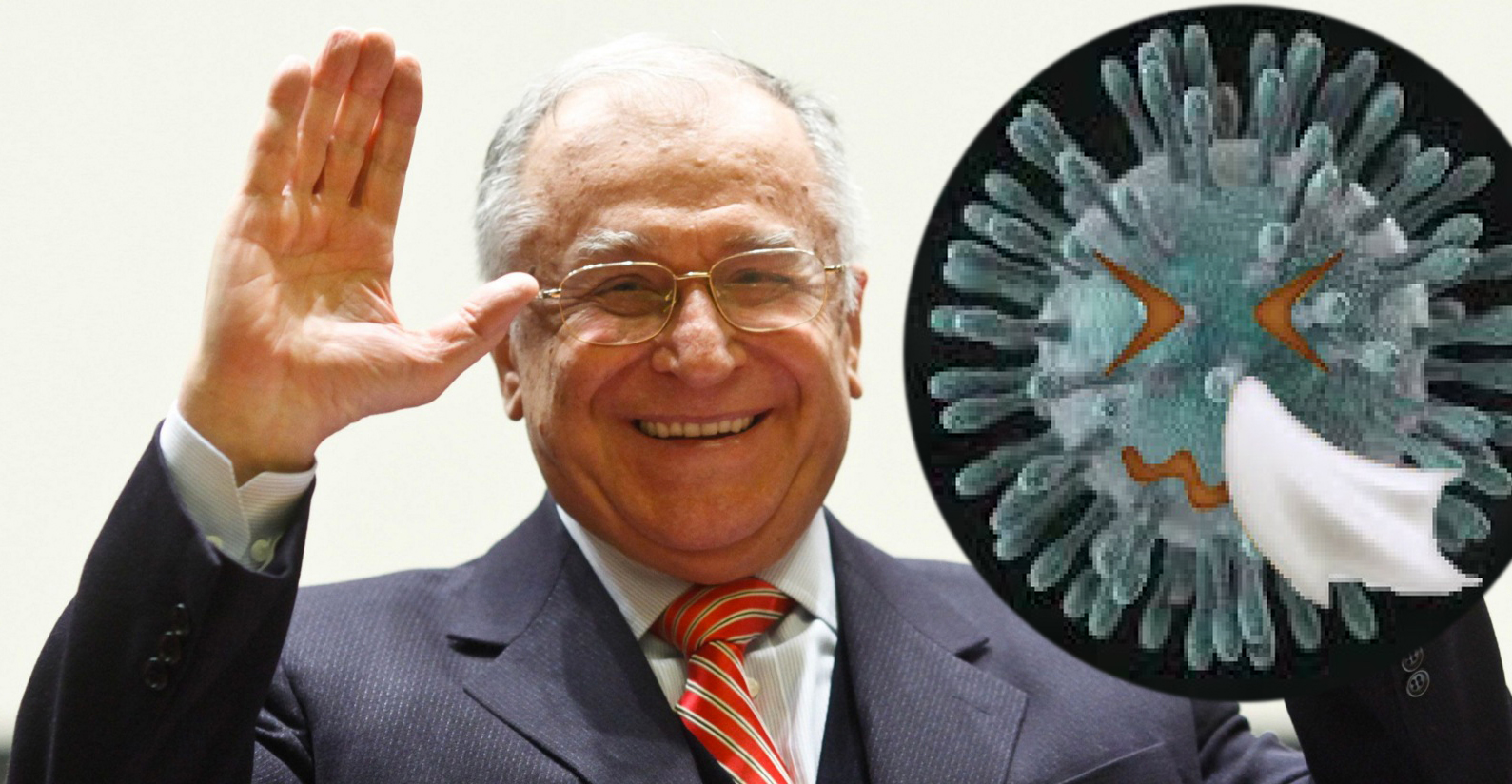 Coronavirusul a început să strănute după ce a avut contact direct cu Iliescu!
