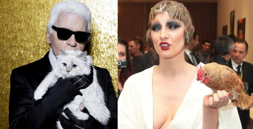 Iulia Albu vrea să-și mărite găina cu pisica milionară a lui Karl Lagerfeld!