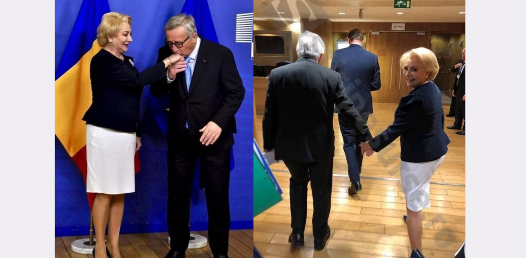 Juncker a exagerat cu țuica de prună și ne-a răpit-o pe Viorica!