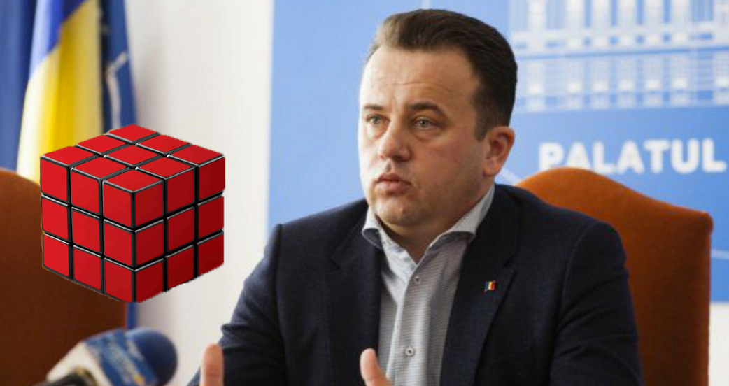 Liviu Pop e atât de idiot încât nu poate rezolva cubul Rubik nici dacă toate fețele au aceeași culoare!
