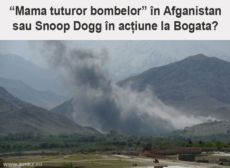 Atenție! Imaginile cu mama tuturor bombelor din Afganistan sunt false