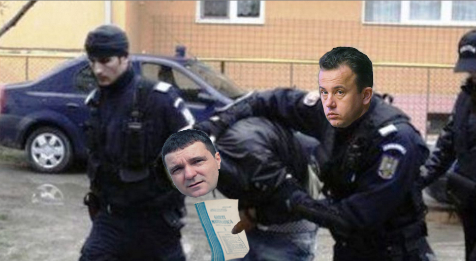 Nicușor Dan, săltat de poliție pentru că la o percheziție l-au prins cu Gazeta Matematică în geantă!