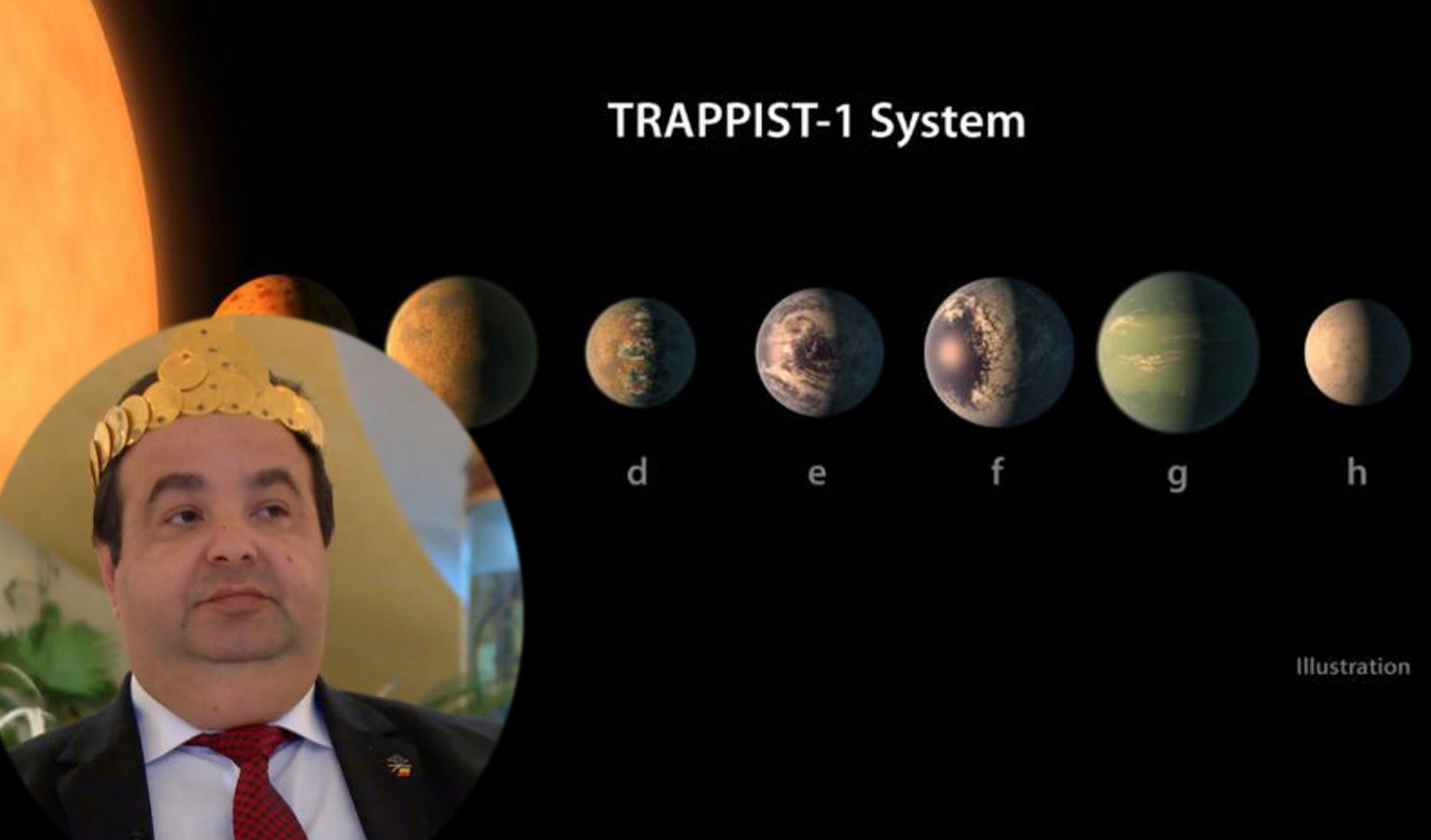 Cioabă: "Propunem NASA să numească noile planete Judecător, Ministru, Ambasador, Semafor, Mercedesa, Puțică și Bos"