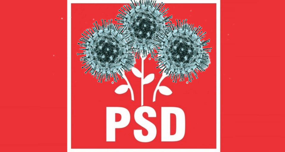 Ca să nu i se mai spună "ciuma roşie", PSD şi-a schimbat sigla: a înlocuit trandafirii cu 3 coronavirusuri!