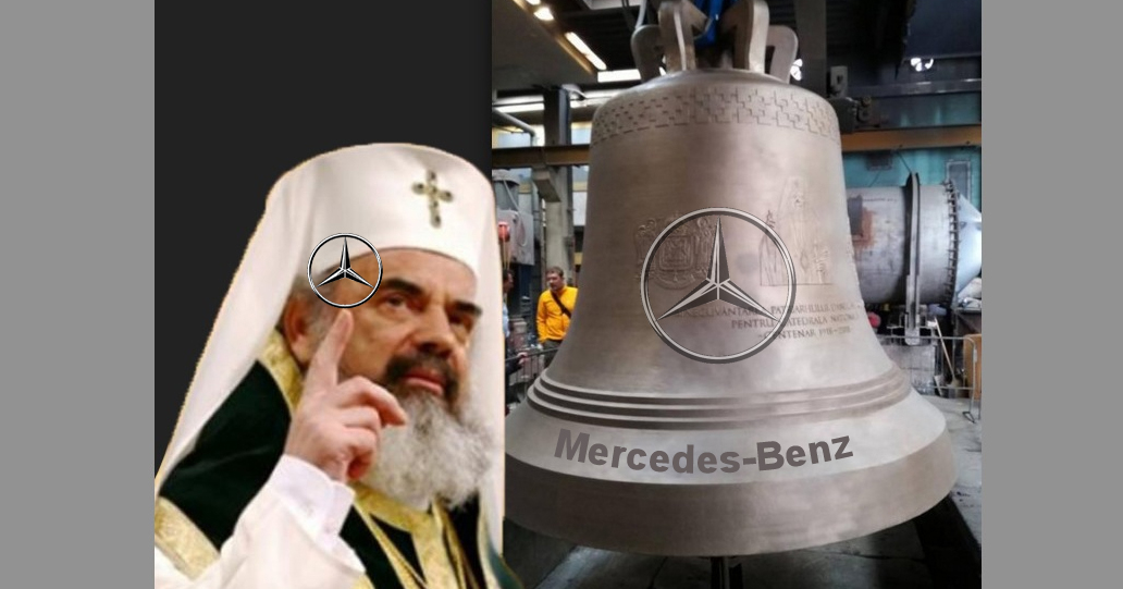 După ce a văzut pe ce a spart ÎPS Daniel 500.000 de euro, Mercedes a anunțat că va face și clopote!