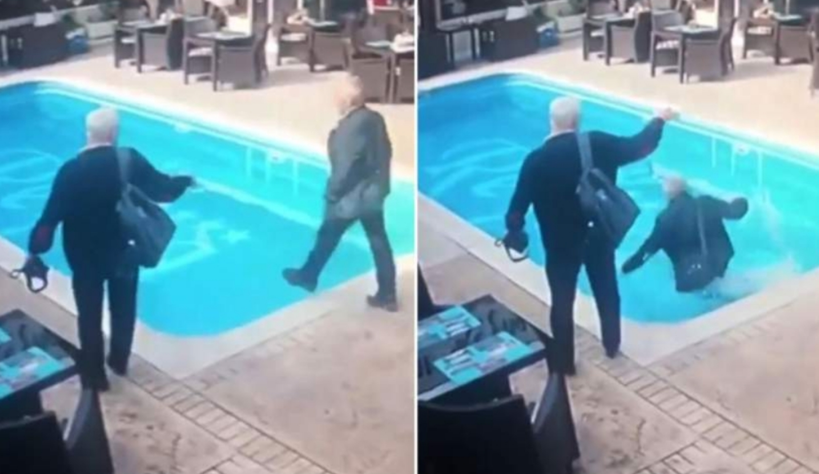 Un inspector ANAF a căzut în piscina unui hotel din Constanța. Văzuse 50 de bani pe fund!