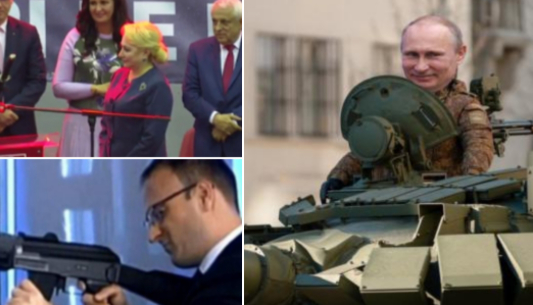 După Viorica cu sabia și Cumpănașu cu mitraliera, urmează să apară și șeful lor de campanie, Putin, cu tancul!