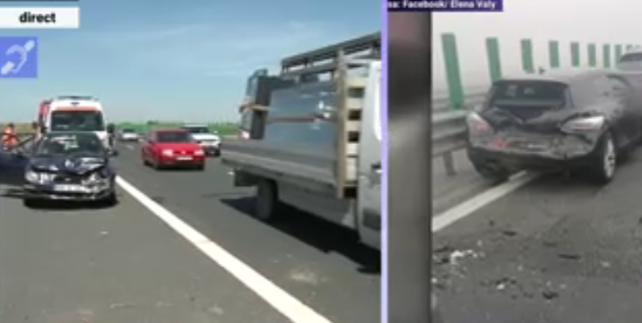 Carambol pe Autostrada Soarelui! Poliția recomandă autostrăzile ocolitoare din Moldova, unde nu au fost niciodată probleme!