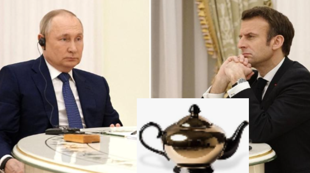 Putin îl acuză pe Macron că l-a păcălit: "Din cate ne dăm seama după starea mușcatelor, a scuipat ceaiul la ghiveci"