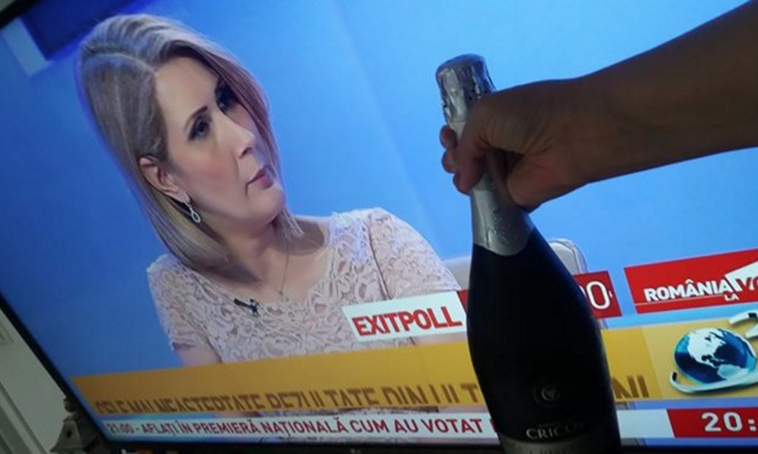 Exit Poll ora 21: S-a triplat prețul șampaniei!