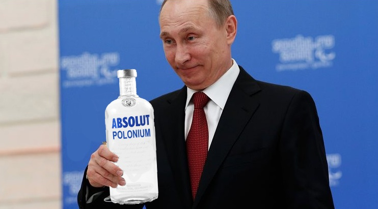 Putin lansează Absolut Polonium, singura băutură rusească care bate în popularitate vodca!