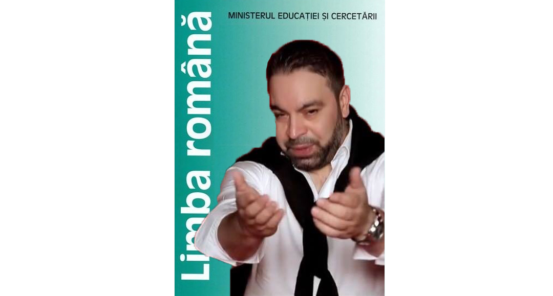Pentru că e mai cunoscut în școli decât Eminescu, Florin Salam va fi pus pe coperta manualului de română!