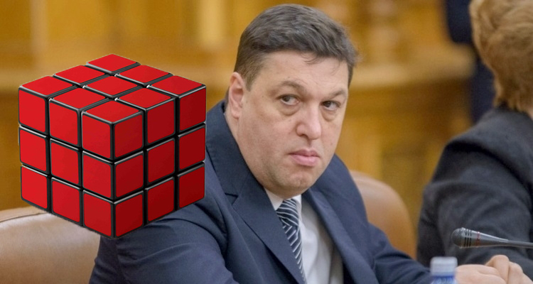 Șerban Nicolae e atât de prost încât nu poate rezolva un cub Rubik cu toate fețele de aceeași culoare!
