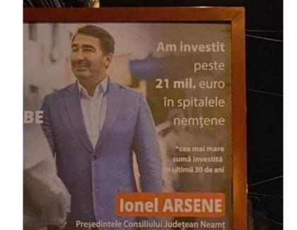 Baronul Ionel Arsene de la Neamț se laudă că a investit 21 de milioane de euro în spitale. În secția care a ars nu exista sistem de stingere a incendiilor!