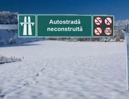 Pe autostrăzile neconstruite nu sunt probleme cu zăpada!