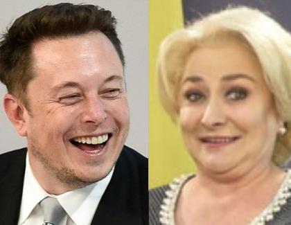Viorica i-a scris lui Elon Musk să-i facă și ei o mașină electrică, da' să fie Albalux!