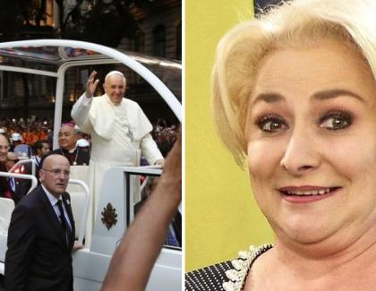Veorica râde de Papa: "Merge cu motostivuitorul!"
