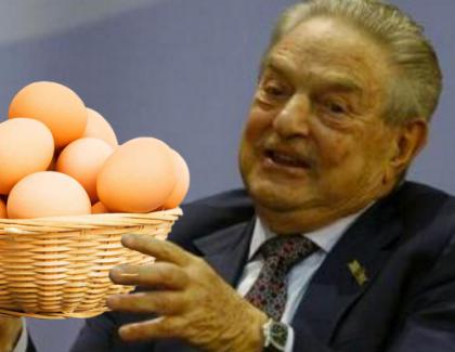 Soros a exagerat cu generozitatea: a dat 5 ouă de om și 3 de câine!