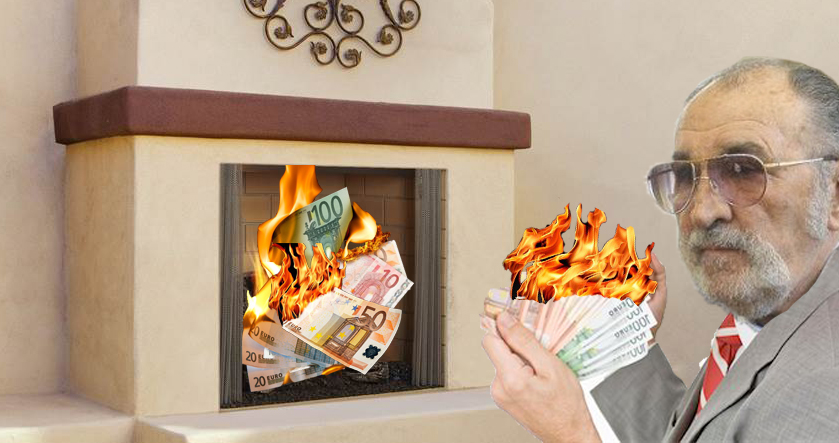Țiriac susține că nu s-a scumpit căldura: el tot un milion de euro pe zi pune pe foc!