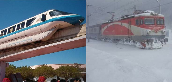 România a devenit prima țară din lume care are mai multe trenuri suspendate decât Japonia!